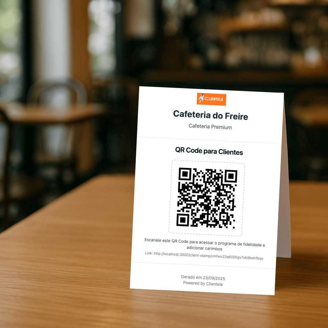 QR Code para clientes