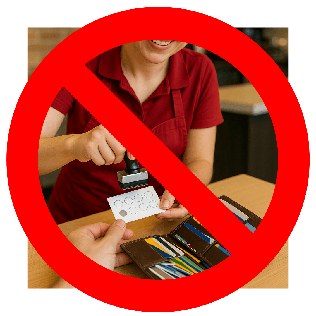 Configuração do cartão de fidelidade